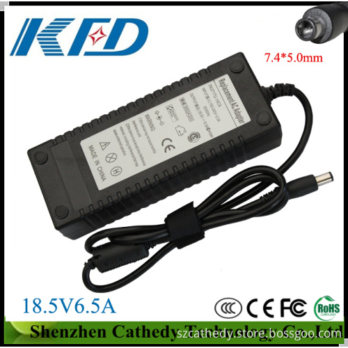 120W Laptop Adapter for HP 18.5V6.5A, Two Years Warrenty
